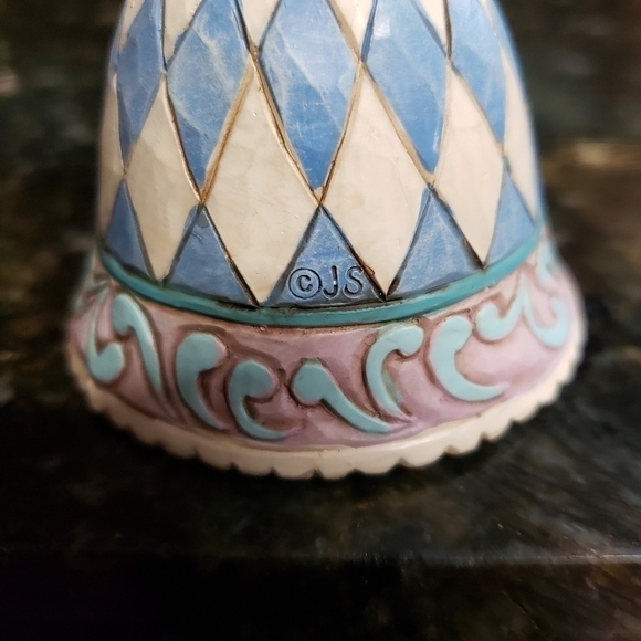 𝅺jim Shore Enesco Heartwood Creek Angel Ornament Miniature 3.5" Wings Blue - Picture 3 of 7